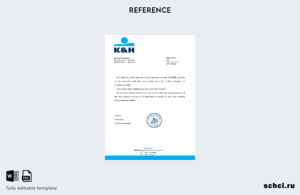 цифровая загрузка эталонного шаблона K&H для Венгрии